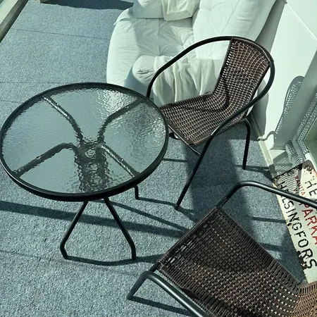 아파트 Two Bedroom Sea View Sauna Warm Stable Charging 오울루